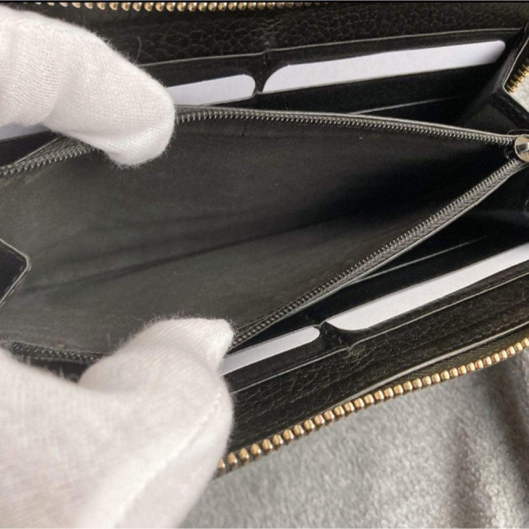 Gucci(グッチ)の【箱、袋、Cカード付】グッチ インターロッキング ラウンドジップ 長財布 メンズのファッション小物(長財布)の商品写真