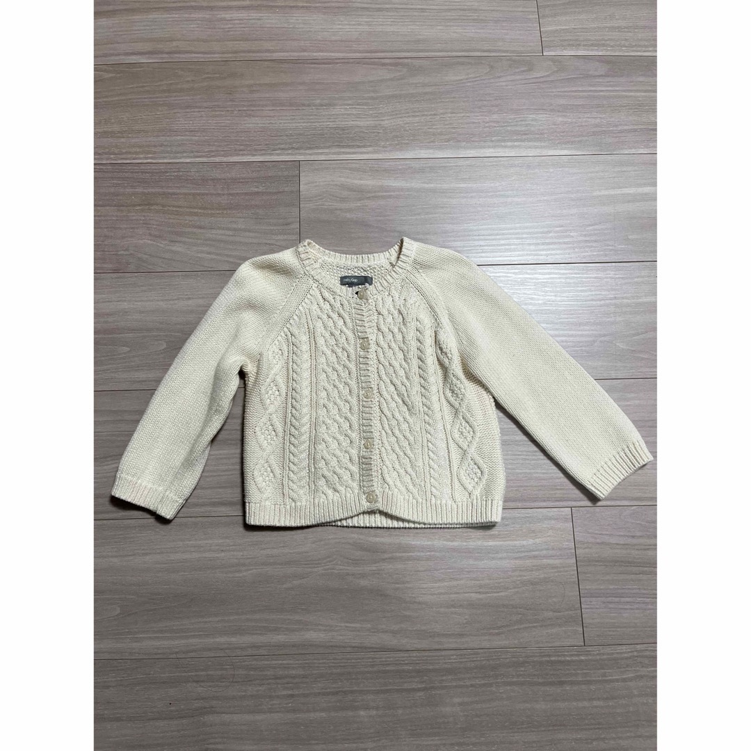 babyGAP(ベビーギャップ)の【Gap baby】100% 綿　カーディガン キッズ/ベビー/マタニティのキッズ服女の子用(90cm~)(カーディガン)の商品写真