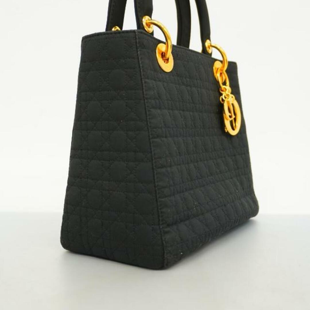 Dior(ディオール)の★最終価格 【3de4146】クリスチャンディオール ハンドバッグ/カナージュ/レディディオール/ナイロン/ブラック/ゴールド金具 【中古】 レディース レディースのバッグ(ハンドバッグ)の商品写真