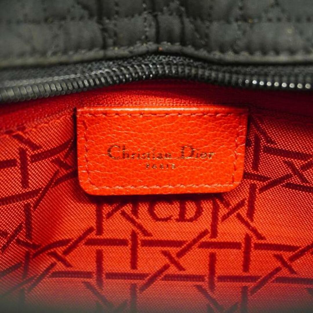 Dior(ディオール)の★最終価格 【3de4146】クリスチャンディオール ハンドバッグ/カナージュ/レディディオール/ナイロン/ブラック/ゴールド金具 【中古】 レディース レディースのバッグ(ハンドバッグ)の商品写真