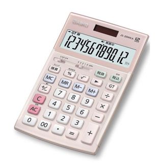 カシオ(CASIO)のカシオ 本格実務電卓 12桁 グリーン購入法適合 JS-20WKA-PK-N(オフィス用品一般)