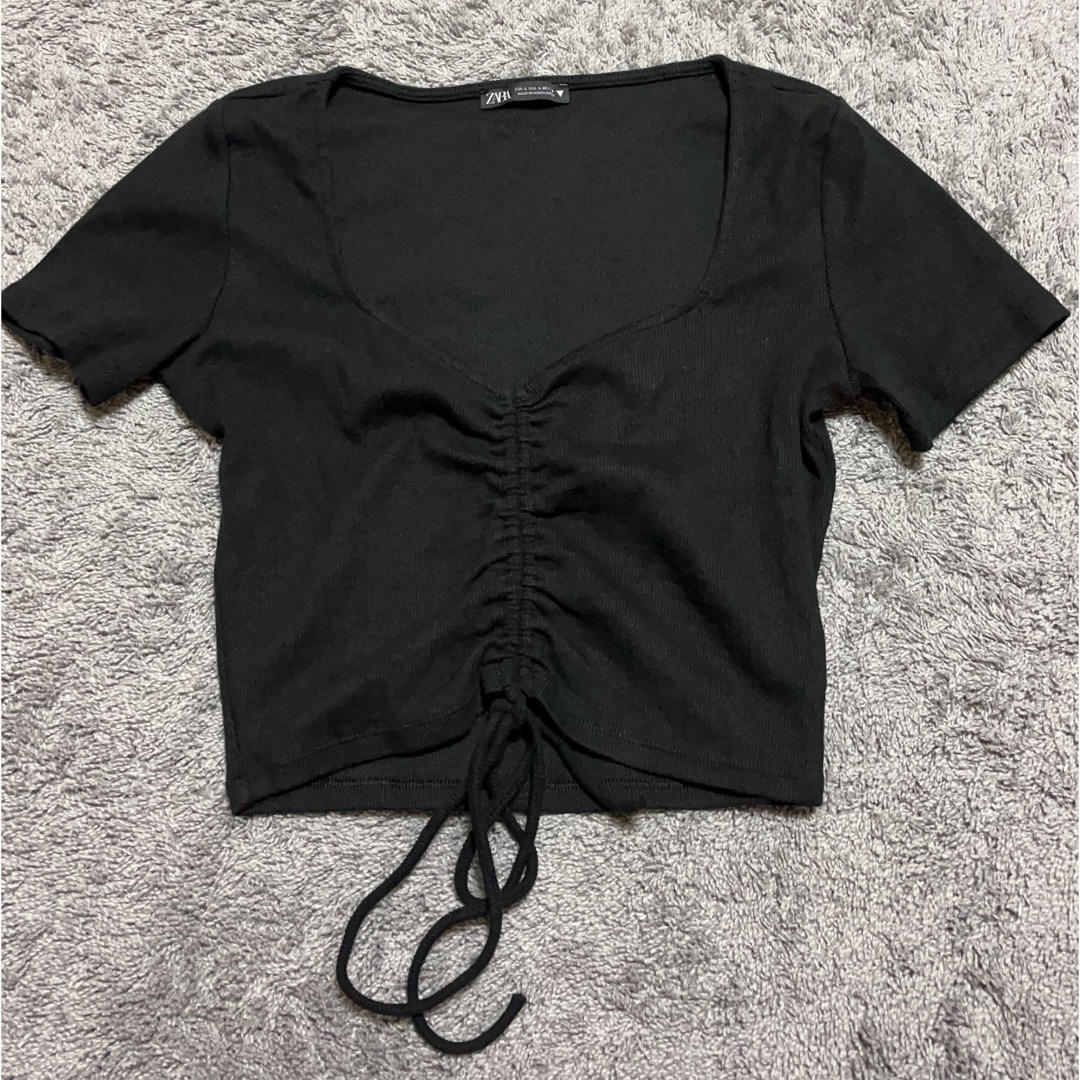 ZARA(ザラ)のザラ トップス レディースのトップス(Tシャツ(半袖/袖なし))の商品写真