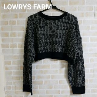 ローリーズファーム(LOWRYS FARM)の【本日削除/最終値下】LOWRYSFARM ショート丈ニットトップス(ニット/セーター)