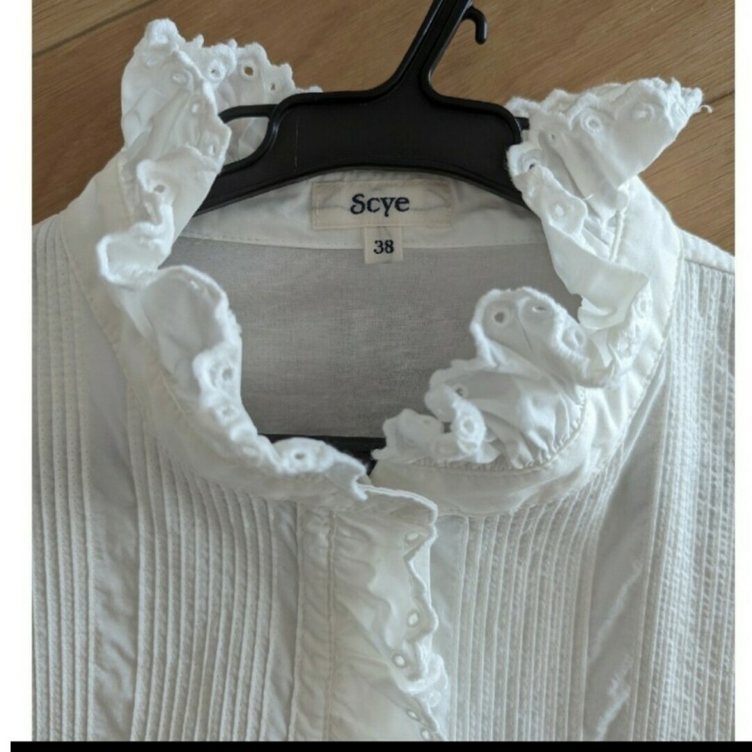 本日のみお値下げ✨新品✨Scye サイ スラブコットン ピンタック 本日のみお値下げ✨新品✨Scye サイ スラブコットン ピンタック