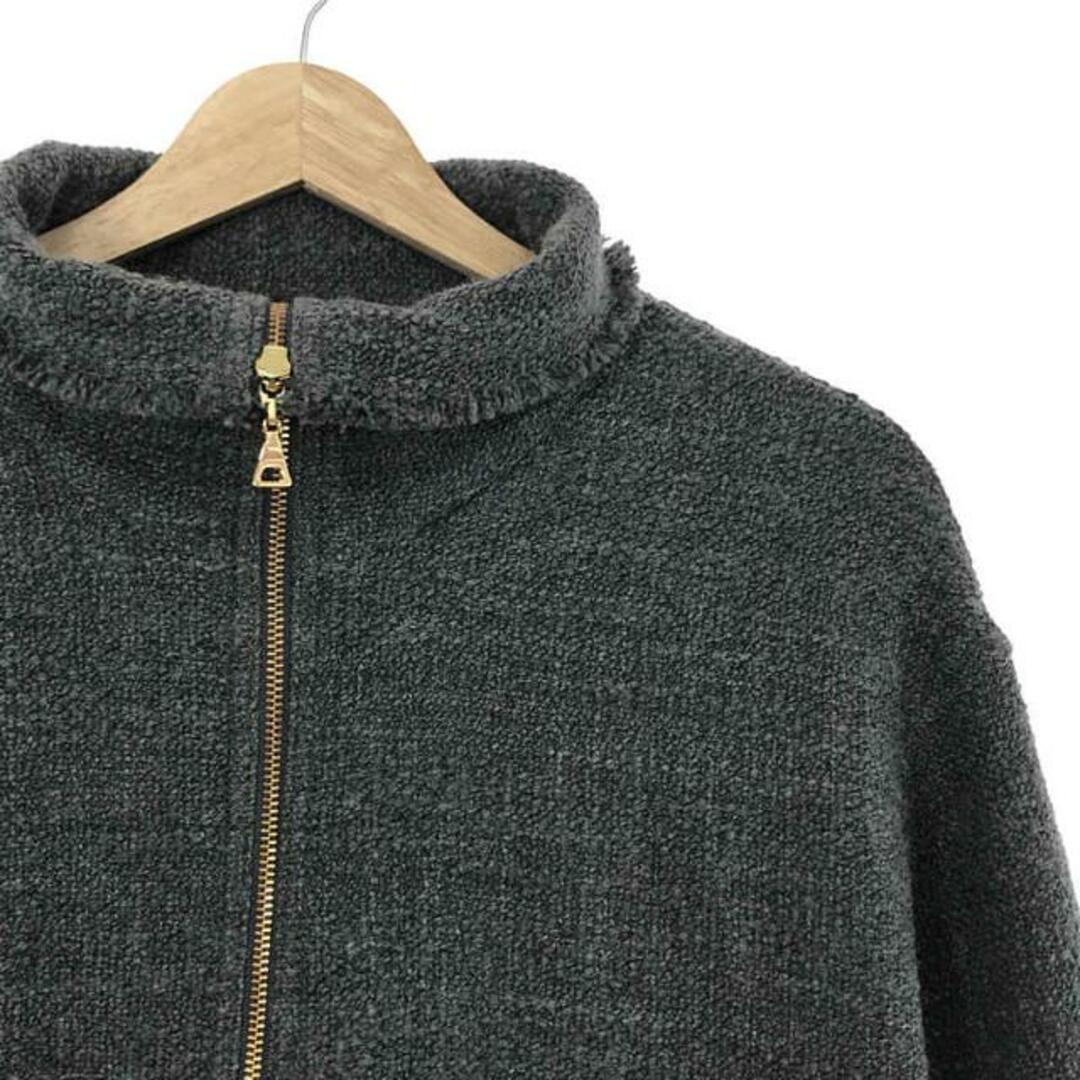 Plage(プラージュ)のPlage / プラージュ | 2022AW | TWEED half zip プルオーバー | 36 | グレー | レディース レディースのトップス(トレーナー/スウェット)の商品写真