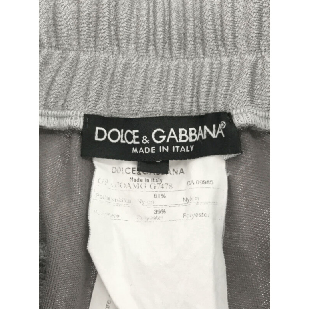 DOLCE&GABBANA(ドルチェアンドガッバーナ)のDOLCE&GABBANA ドルチェ＆ガッバーナ ITALIA サイドライントラックパンツ グレー系 48 メンズのパンツ(その他)の商品写真