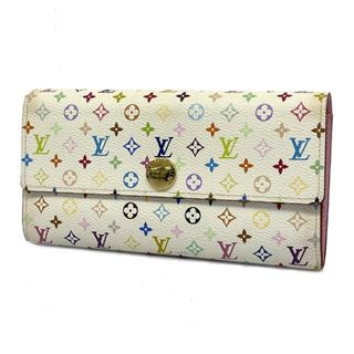 ルイヴィトン(LOUIS VUITTON)の【3de4218】ルイヴィトン 長財布/モノグラム・マルチカラー/ポルトフォイユ サラ/M93744/ブロン/リッチ(財布)