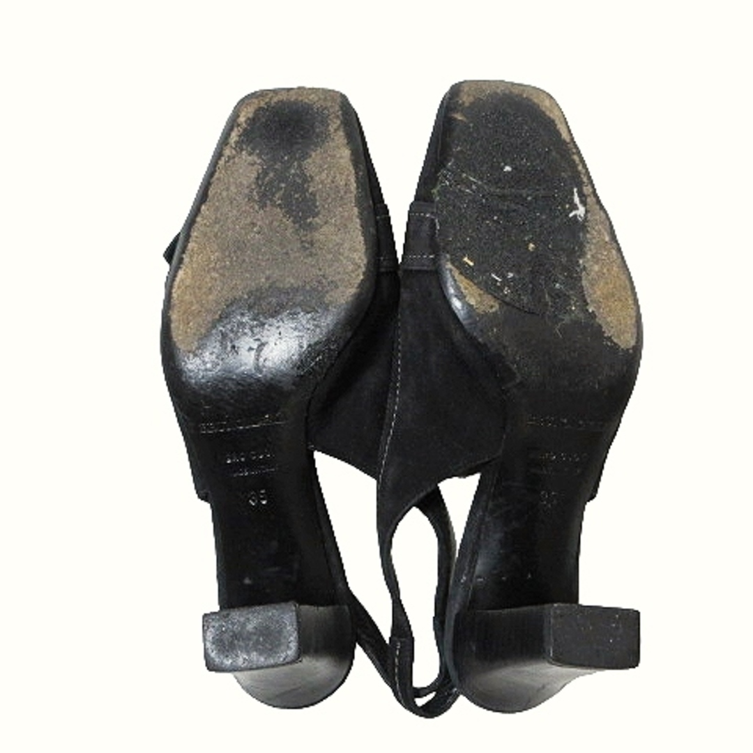 ブルーノマリ パンプス  スエード 35 約22.5cm 黒 ■GY11 レディースの靴/シューズ(ハイヒール/パンプス)の商品写真