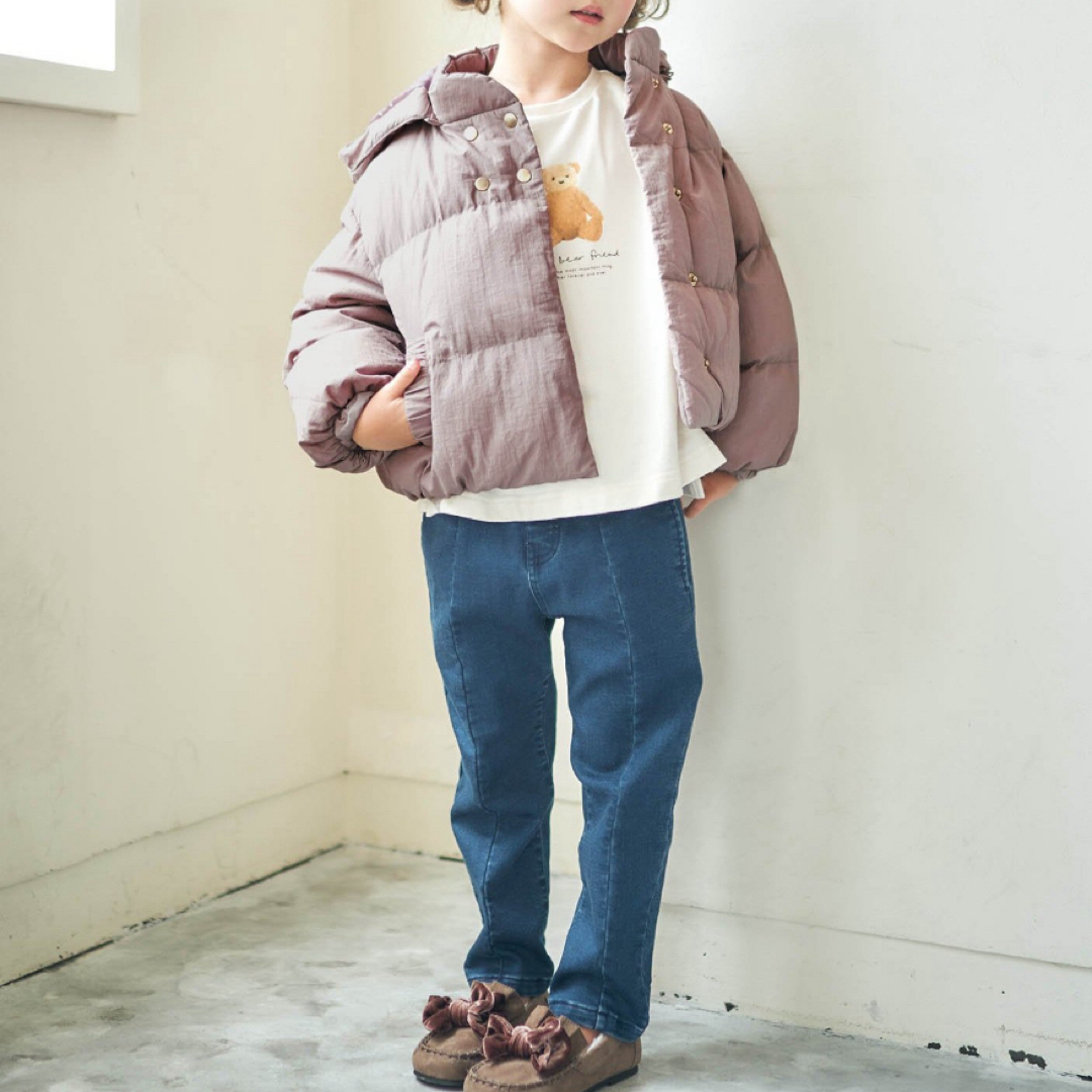 F.O.KIDS(エフオーキッズ)の【kids】美品 apres les cours 中綿アウター キッズ/ベビー/マタニティのキッズ服女の子用(90cm~)(ジャケット/上着)の商品写真