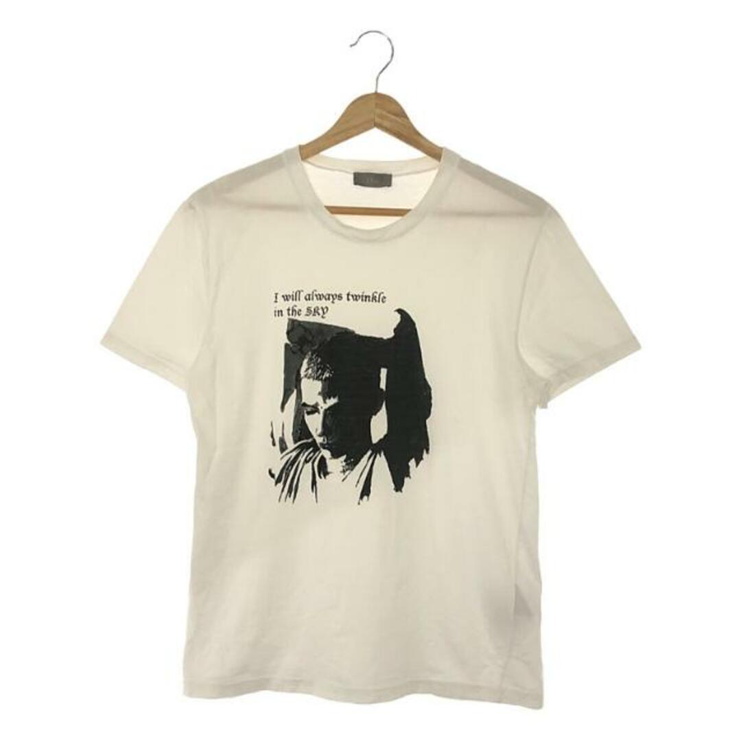 Dior homme / ディオールオム | 06AW エディ期 I will always twinkle in the sky プリント Tシャツ  | M | ホワイト | メンズ | フリマアプリ ラクマ