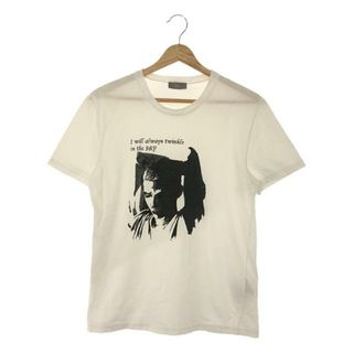 ディオールオム(DIOR HOMME)のDior homme / ディオールオム | 06AW エディ期 I will always twinkle in the sky プリント Tシャツ | M | ホワイト | メンズ(Tシャツ/カットソー(半袖/袖なし))