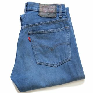 90s USA製 Levi'sリーバイス 501 カラーデニムパンツ 後染め 薄青 w29★オールド ビンテージ ジーンズ ストレート ユニセックス薄青系サイズ表記