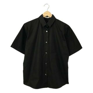 ザロウ(THE ROW)の【美品】  THE ROW / ザロウ | 2023SS | BEC SHIRT コットン シャツ | XS | ブラック | レディース(シャツ/ブラウス(半袖/袖なし))