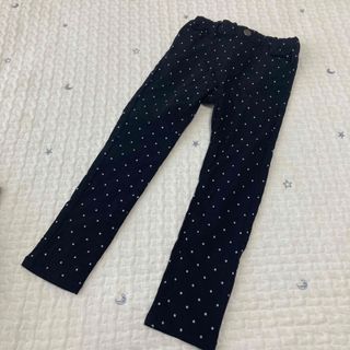 イッカ(ikka)のikka ドットパンツ 黒 ハート 刺繍(パンツ/スパッツ)