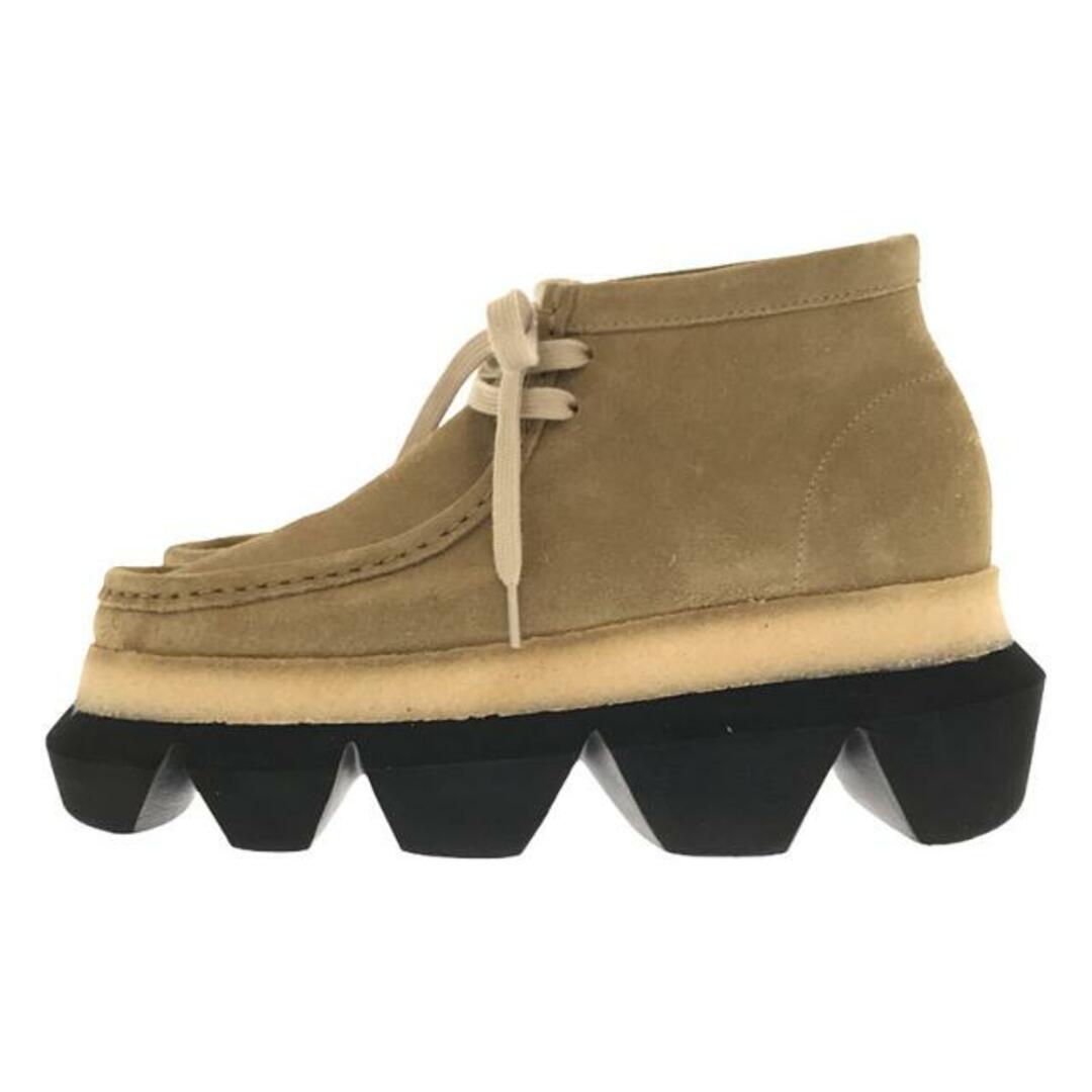 sacai(サカイ)の【美品】  sacai / サカイ | × Clarks / クラークス Wallabee スエード レザー  ワラビー ブーツ | 23 | ベージュ | レディース レディースの靴/シューズ(ブーツ)の商品写真