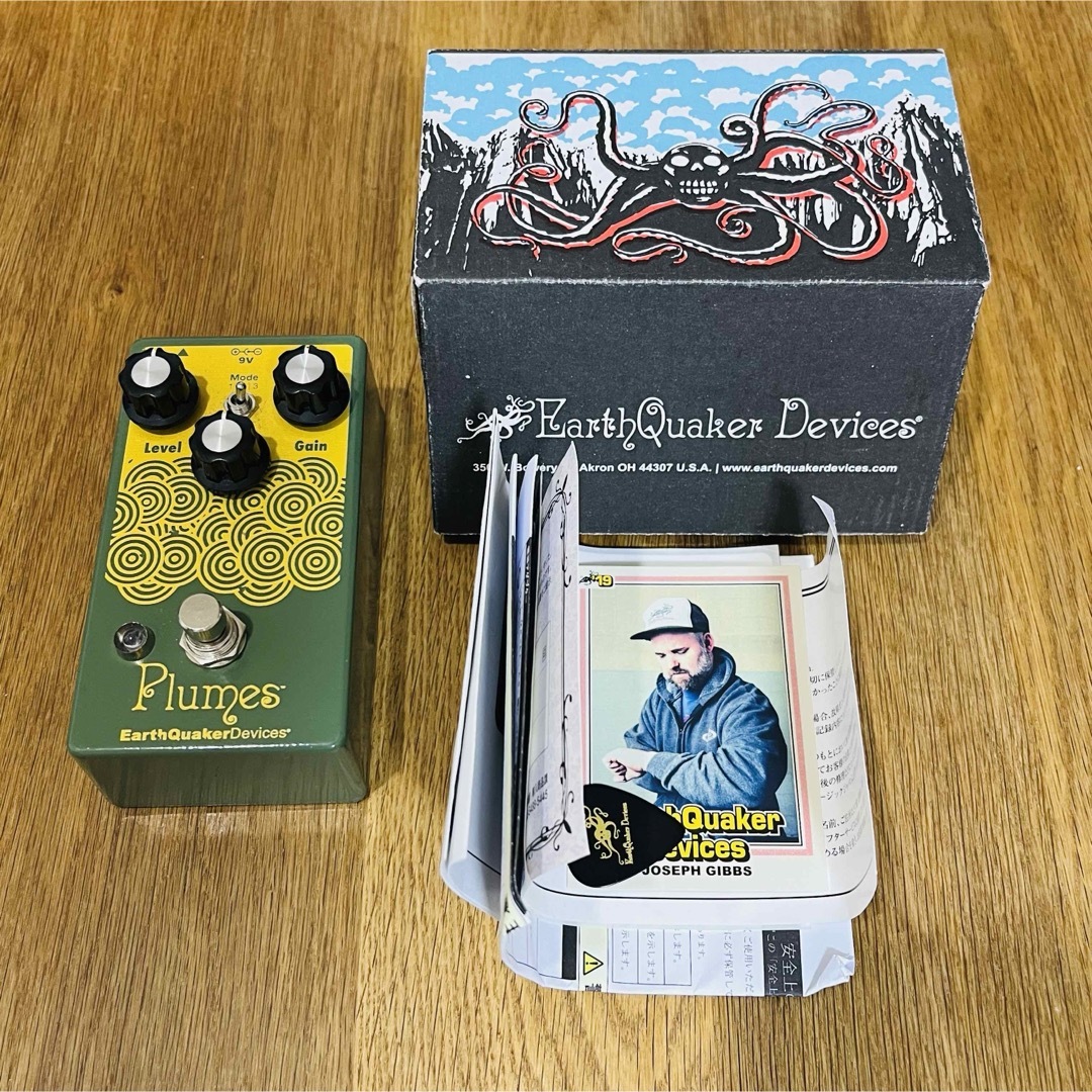☆レア EARTHQUAKER DEVICES Plumes Overdrive ☆レア EARTHQUAKER DEVICES Plumes Overdrive