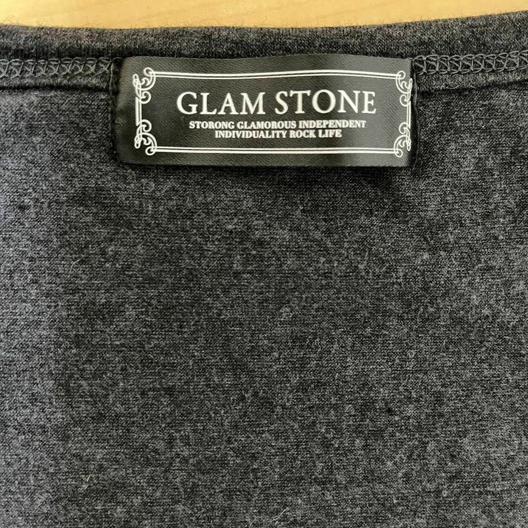 【大人気アイテム◎】GLAM STONE 裾フリルチュニック ブラック レーヨン レディースのトップス(チュニック)の商品写真