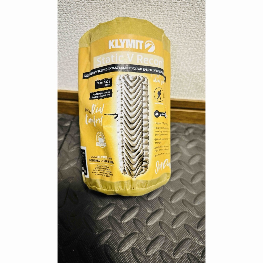 Snow Peak(スノーピーク)のKLYMIT Sleeping Pad Static V Recon スポーツ/アウトドアのアウトドア(寝袋/寝具)の商品写真