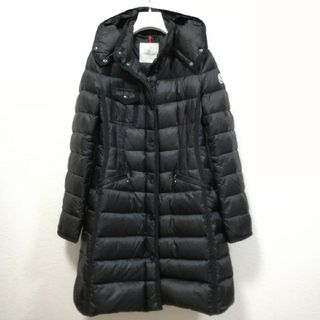 美品☆国内正規品 MONCLER モンクレール 19AW キッズ MOKA フード・ロゴワッペン付 ダウンコート ブラック 12 anni 152ｃｍ レディース可◎