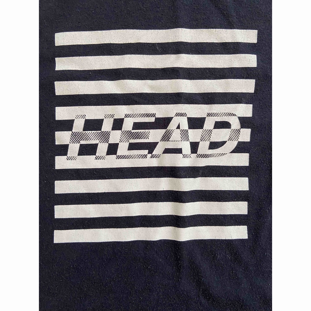 HEAD(ヘッド)のHEAD ヘッド 半袖 Tシャツ ロゴ プリント ブラック サイズL レディースのトップス(Tシャツ(半袖/袖なし))の商品写真