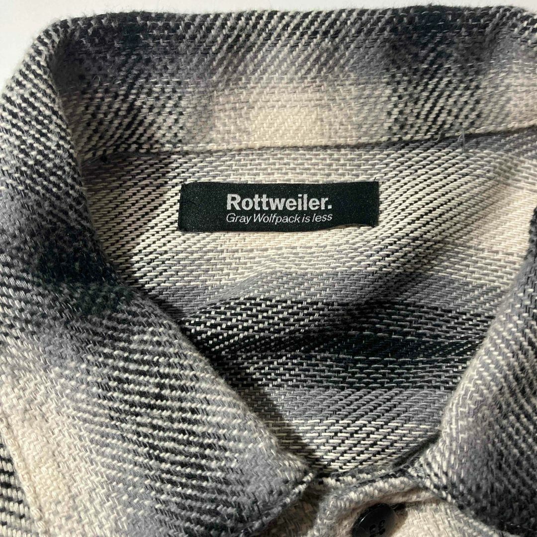 ROTTWEILER(ロットワイラー)の【XL】OPEN COLLAR OMBRE SHIRT ロットワイラー　オンブレ メンズのトップス(シャツ)の商品写真