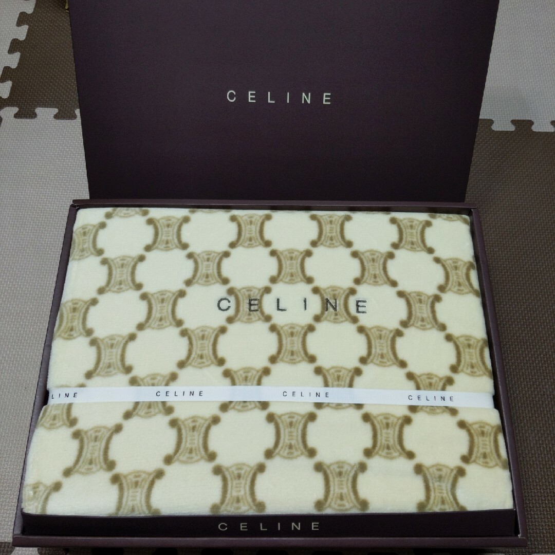 celine - セリーヌ 綿毛布 マカダム柄の通販 by ユリちゃん's shop