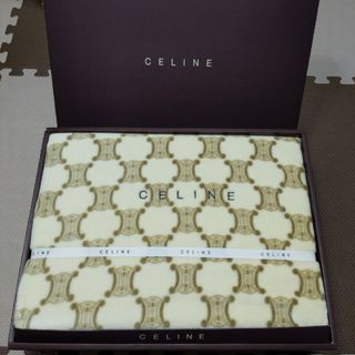 セリーヌ(celine)のセリーヌ　綿毛布　マカダム柄(毛布)