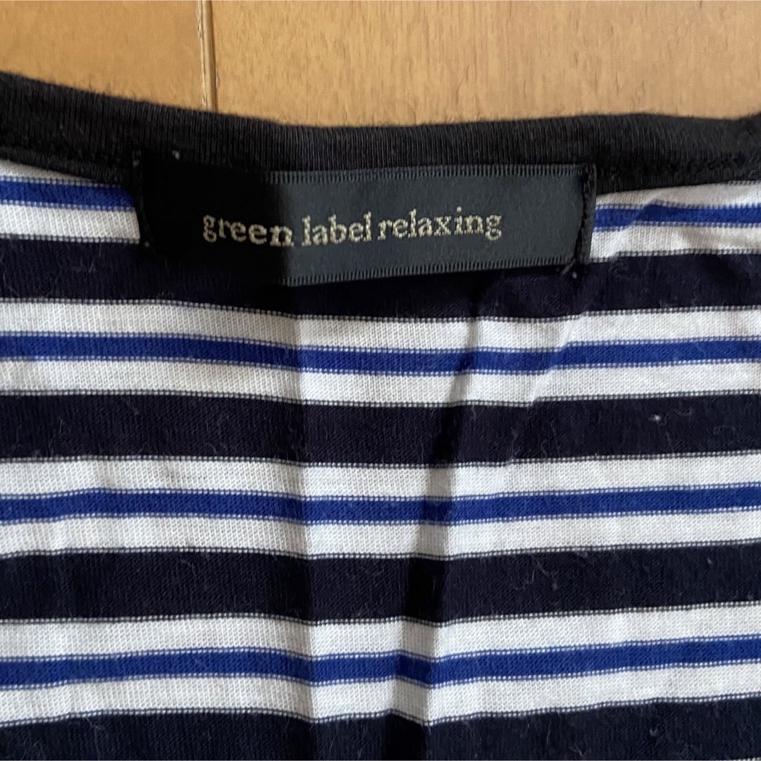 UNITED ARROWS green label relaxing(ユナイテッドアローズグリーンレーベルリラクシング)のUNITED ARROWS ユナイテッド アローズTシャツ カットソー ボーダー レディースのトップス(Tシャツ(半袖/袖なし))の商品写真