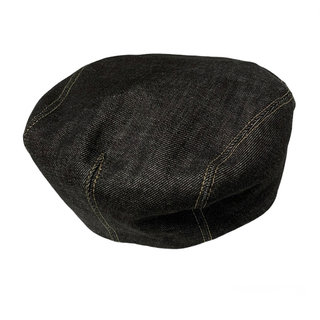 ドルチェ\u0026ガッバーナ ドルガバ ベレー帽 59㎝ クリスタル 黒 グリーン