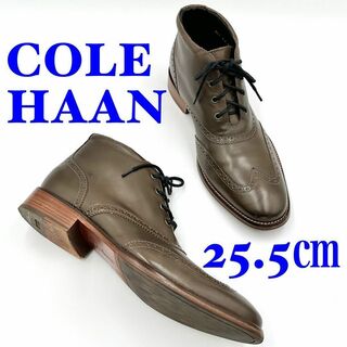 Cole Haan - COLE HAAN コールハーン ブーツ 本革 ブラウン サイズ8 約