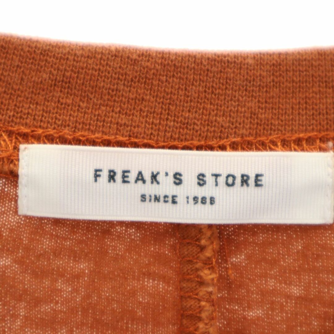 FREAK'S STORE(フリークスストア)のフリークスストア 長袖 ロングワンピース F オレンジ系 FREAK'S STORE レディース 古着 【231227】 レディースのワンピース(ロングワンピース/マキシワンピース)の商品写真