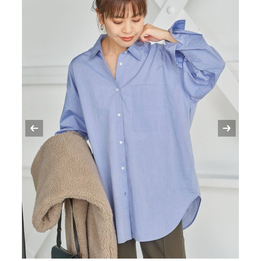 Spick & Span - 50コットンオーバーシャツの通販 by Ruu's shop Spick & Span - 50コットンオーバーシャツの通販 by Ruu's shop