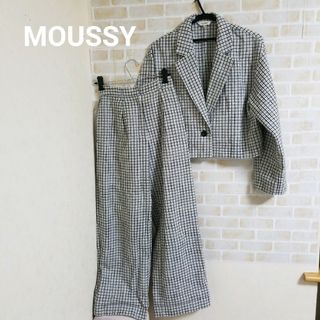 マウジー(moussy)の【本日削除/最終値下】MOUSSY ショート丈ジャケット×パンツ セットアップ(セット/コーデ)