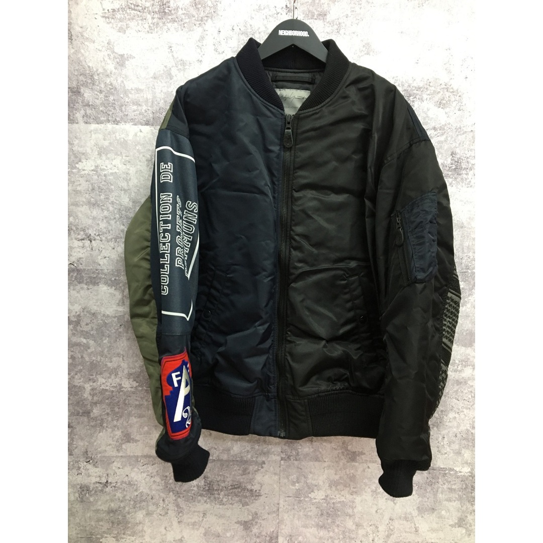 NEIGHBORHOOD - NEIGHBORHOOD NH X YOHJI YAMAMOTO MA-1 JACKET NEIGHBORHOOD - NEIGHBORHOOD NH X YOHJI YAMAMOTO MA-1 JACKET