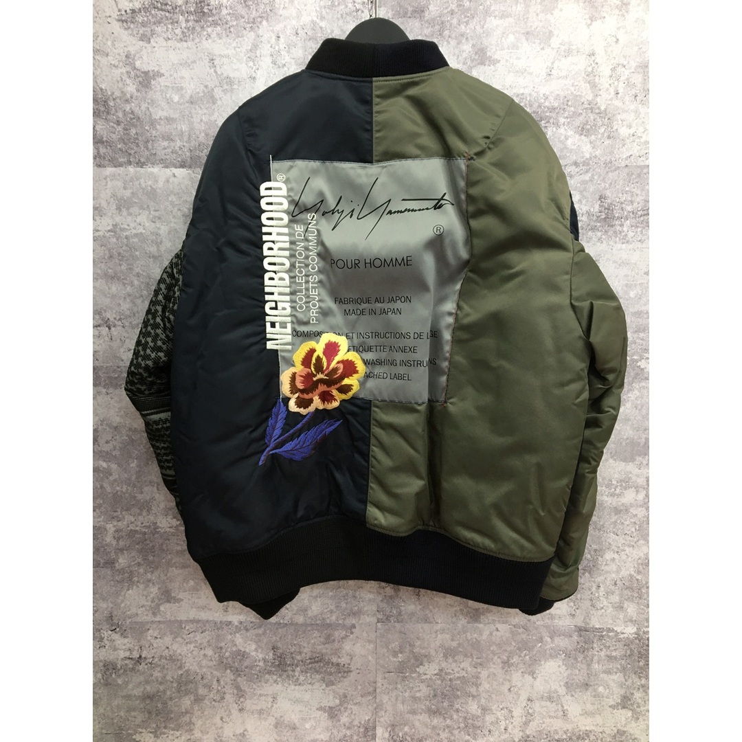 NEIGHBORHOOD - NEIGHBORHOOD NH X YOHJI YAMAMOTO MA-1 JACKET NEIGHBORHOOD - NEIGHBORHOOD NH X YOHJI YAMAMOTO MA-1 JACKET
