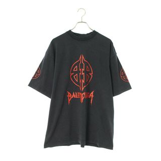 バレンシアガ(Balenciaga)のバレンシアガ  764235 TPVI2 BBプリントオーバーサイズTシャツ メンズ M(Tシャツ/カットソー(半袖/袖なし))