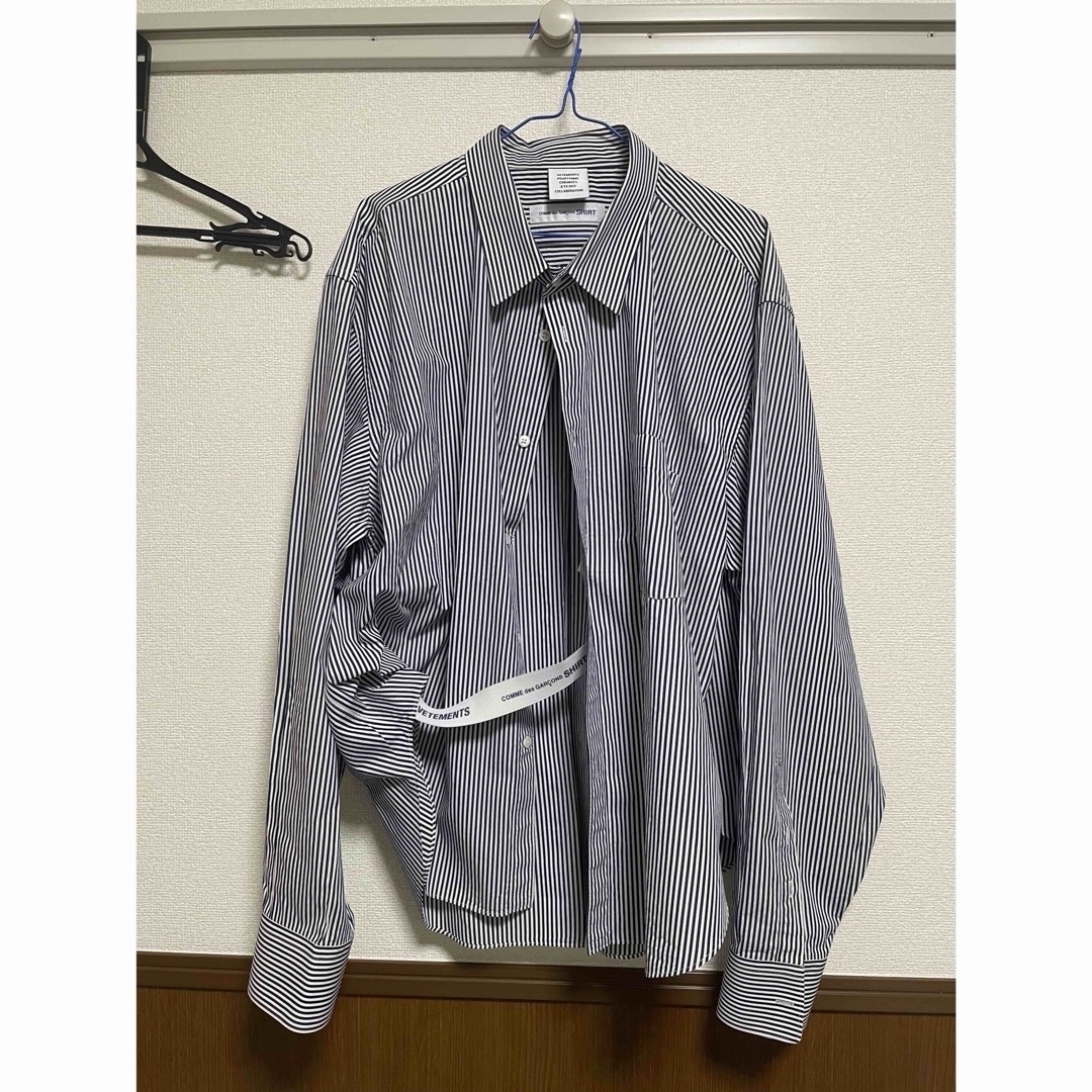 シャツ【美品】vetements×COMME des GARCONS SHIRT