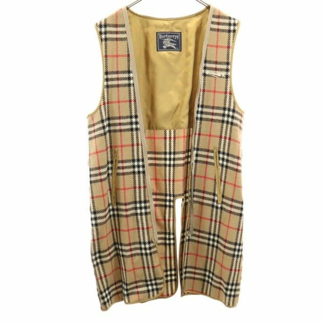 BURBERRY(バーバリー)のバーバリーズ 90s オールド ノバチェック ライナー ベスト M ベージュ Burberrys メンズ 古着 【231227】 メンズのトップス(ベスト)の商品写真