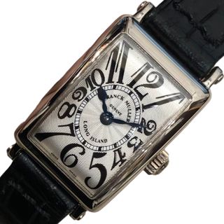 フランクミュラー(FRANCK MULLER)の　フランク・ミュラー FRANCK MULLER ロングアイランド プティ 802QZ K18ホワイトゴールド レディース 腕時計(腕時計)