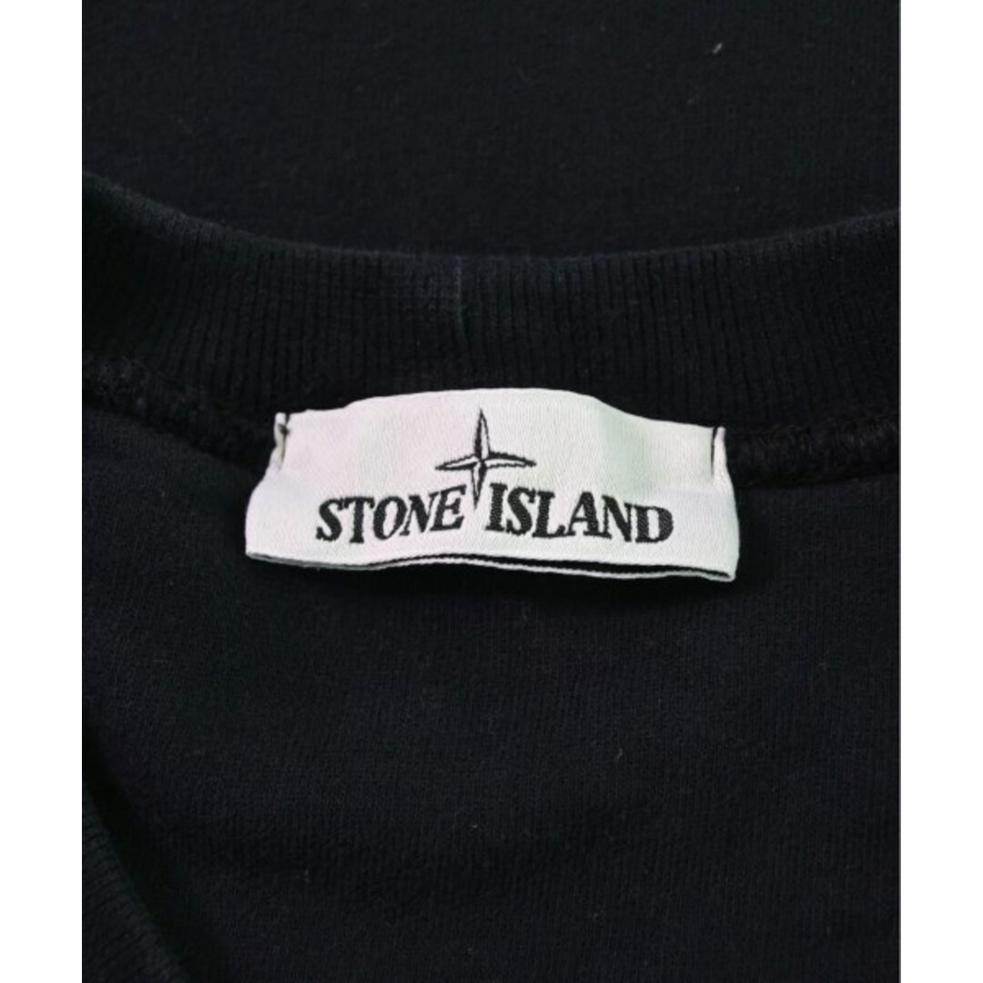 STONE ISLAND(ストーンアイランド)のSTONE ISLAND ストーンアイランド スウェット L 黒 【古着】【中古】 メンズのトップス(スウェット)の商品写真