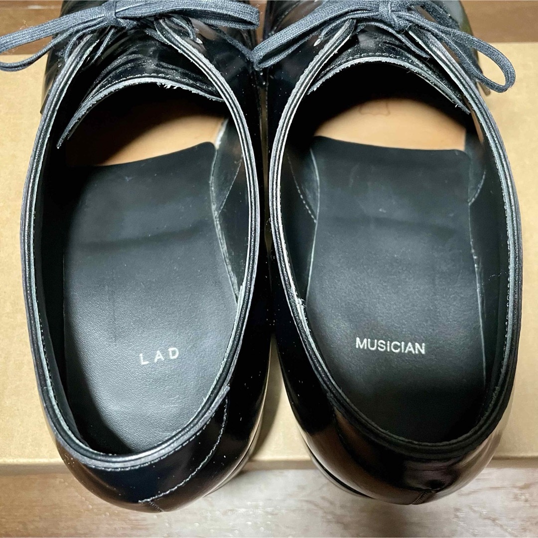 LAD MUSICIAN(ラッドミュージシャン)の【最終価格】LAD MUSICIAN OFFICER SHOES 46  メンズの靴/シューズ(ドレス/ビジネス)の商品写真