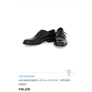 未使用品 LADMUSICIAN ROUND TOE ラウンドトゥ シューズ