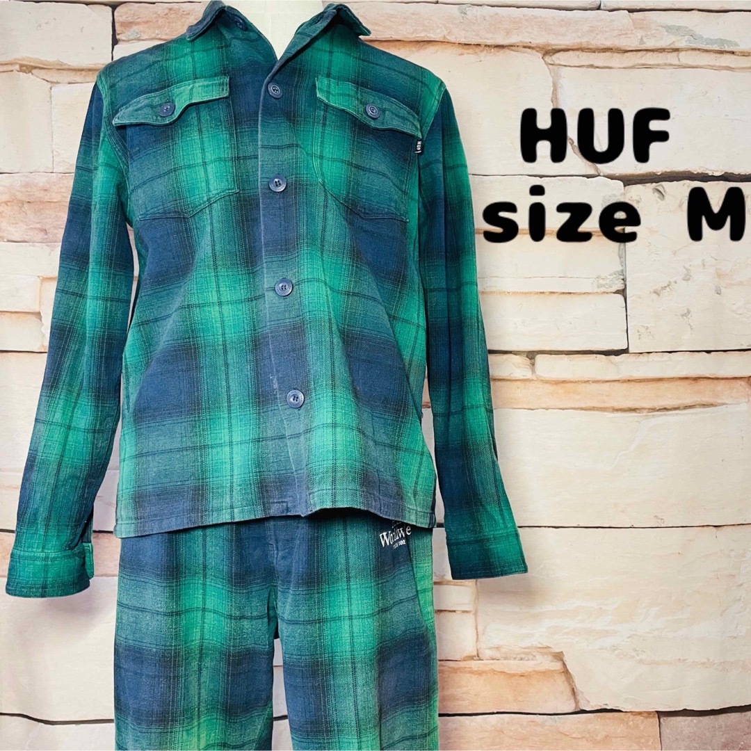 HUF セットアップ ネルシャツ シャツ チェック Huf Worldwide | フリマアプリ ラクマ