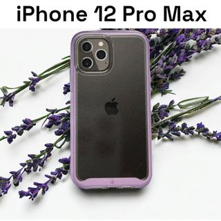 ★iPhone12ProMax/6.7★Skyfall★ラベンダー色★クリアケー(iPhoneケース)