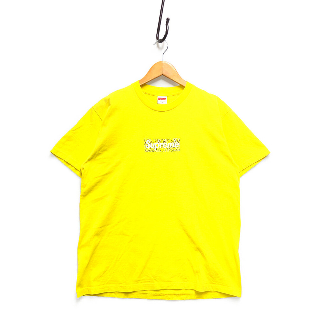 Tシャツ/カットソー(半袖/袖なし)Supreme Bandana Box Logo Tee yellow