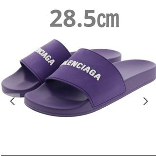 Balenciaga logo-print rubber sliders 43