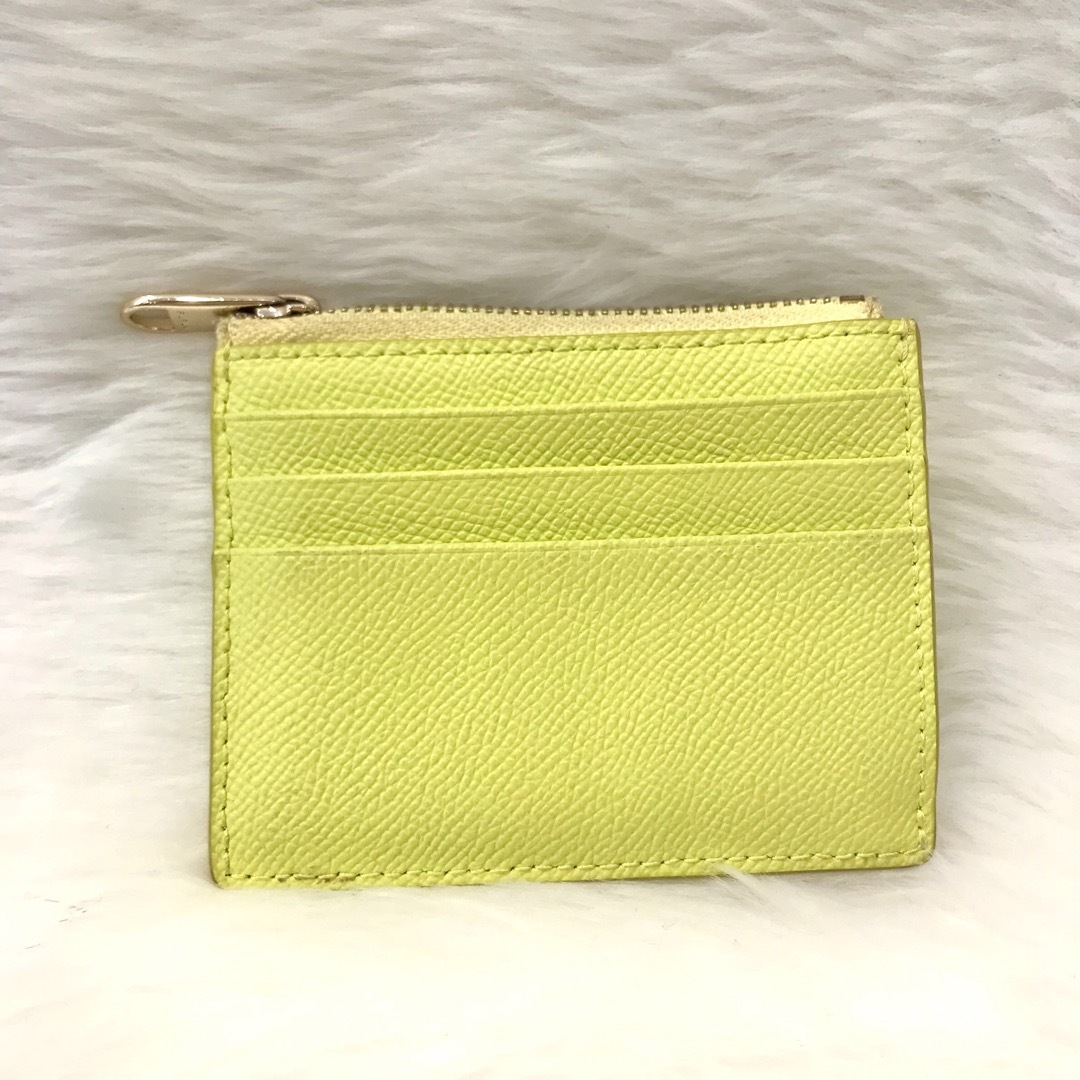 Furla(フルラ)のRR906 FURLA フルラ カードケース ミニ財布 コインケース イエロー レディースのファッション小物(財布)の商品写真