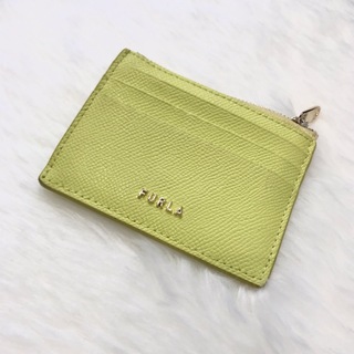 フルラ(Furla)のRR906 FURLA フルラ カードケース ミニ財布 コインケース イエロー(財布)