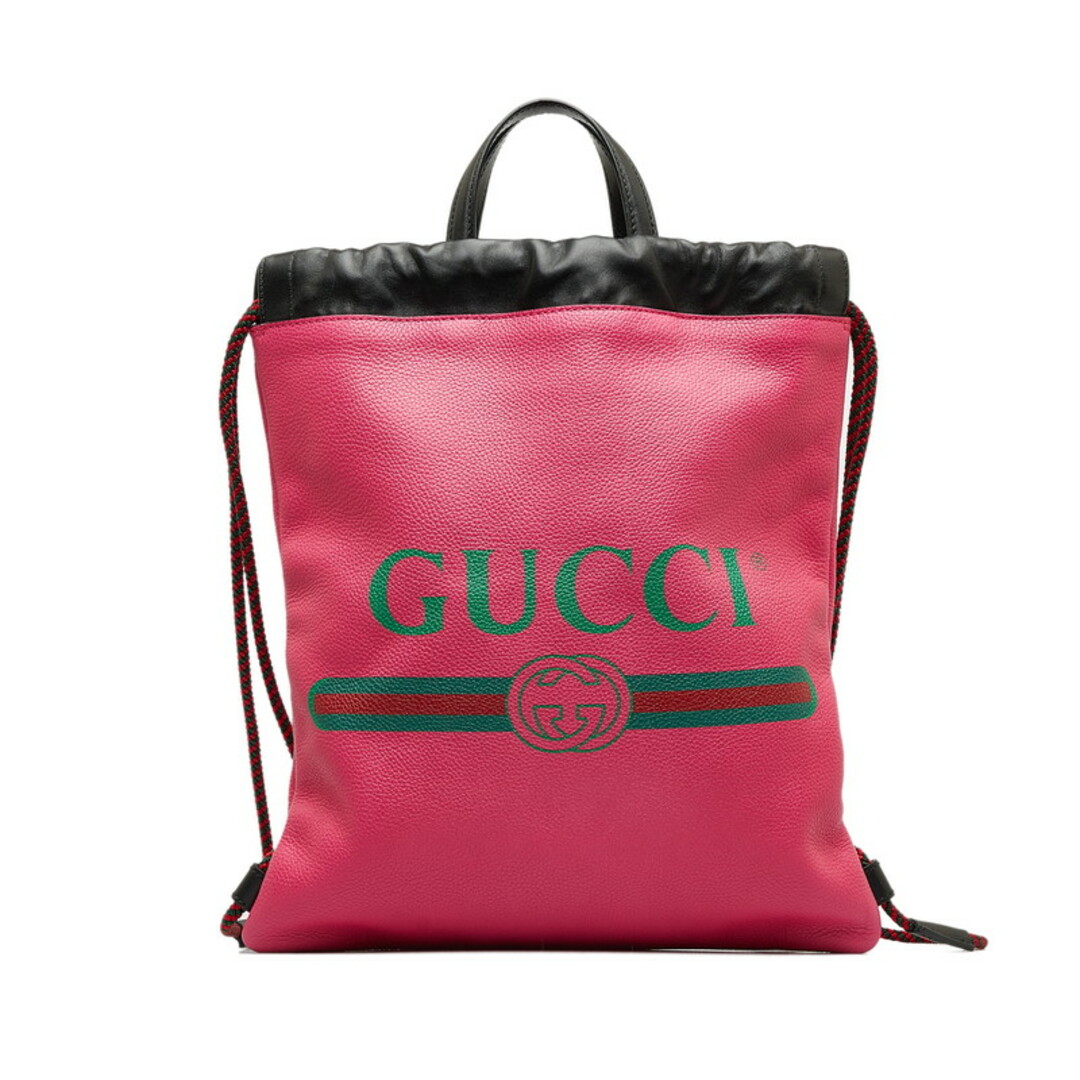 GUCCI - 美品 グッチ ドローストリング リュック ナップサック GUCCI - 美品 グッチ ドローストリング リュック ナップサック