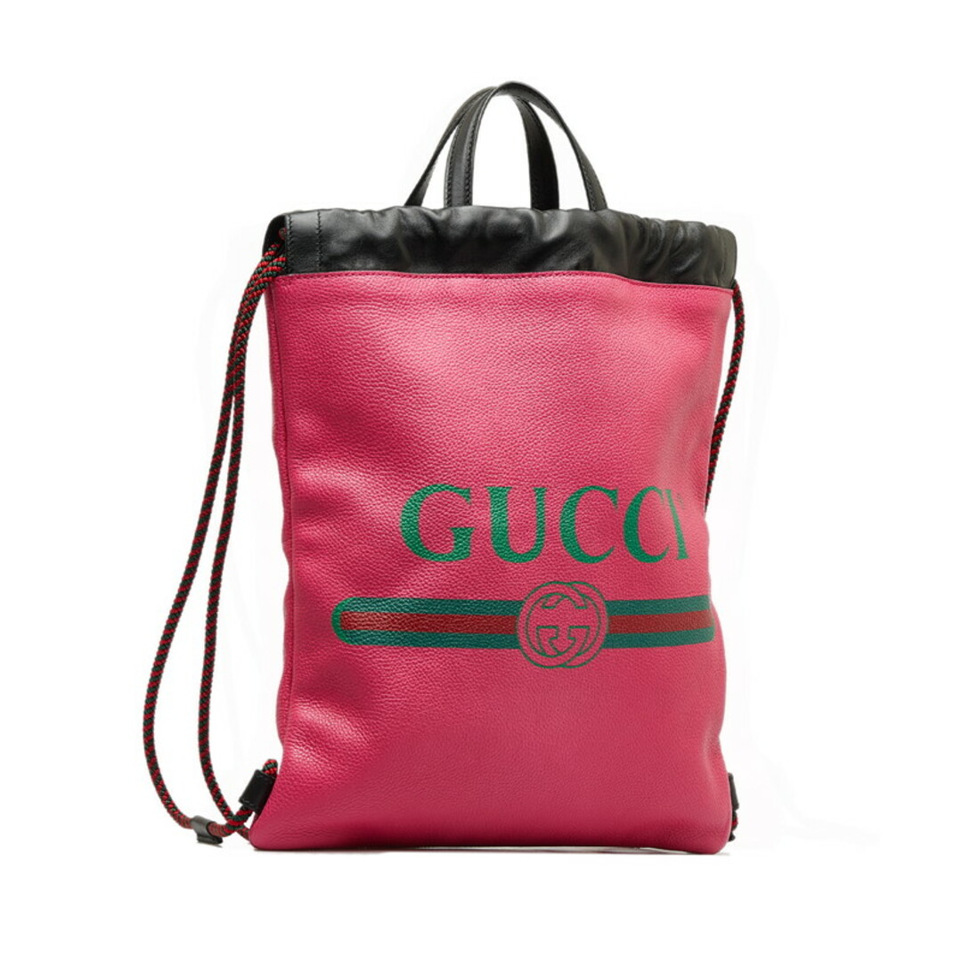 GUCCI - 美品 グッチ ドローストリング リュック ナップサック GUCCI - 美品 グッチ ドローストリング リュック ナップサック